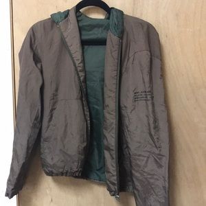 🌸Dnky Brown and green Rain jacket🌸